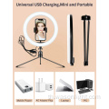 Hot 10 นิ้ว Dimmable Remote Control Selfie Photogrape Ring Light พร้อมขาตั้งขาตั้งกล้องสำหรับแต่งหน้า Tiktok และสตรีมสด